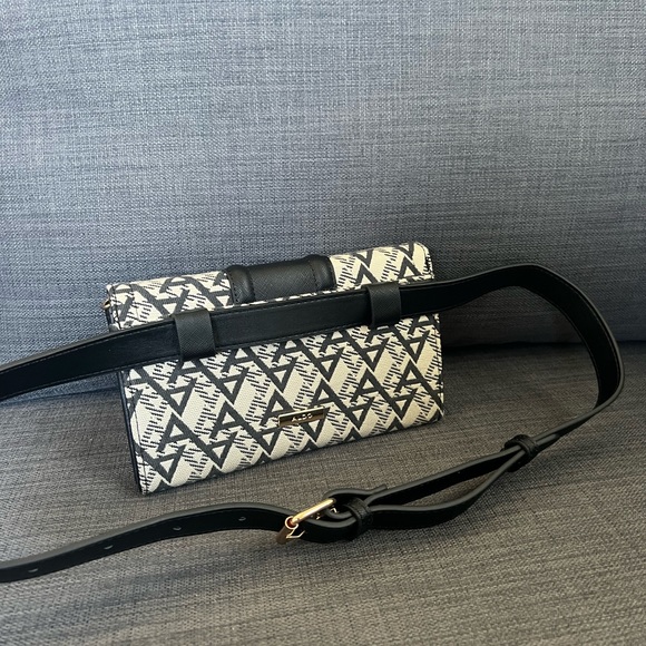 NEW ALDO FLAP CROSSBODY SHOULDER BAG POUCH FANNY BELT BAG PURSE 3 IN 1 - Picture 6 of 12